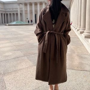 OTILLIE overcoat - coffee